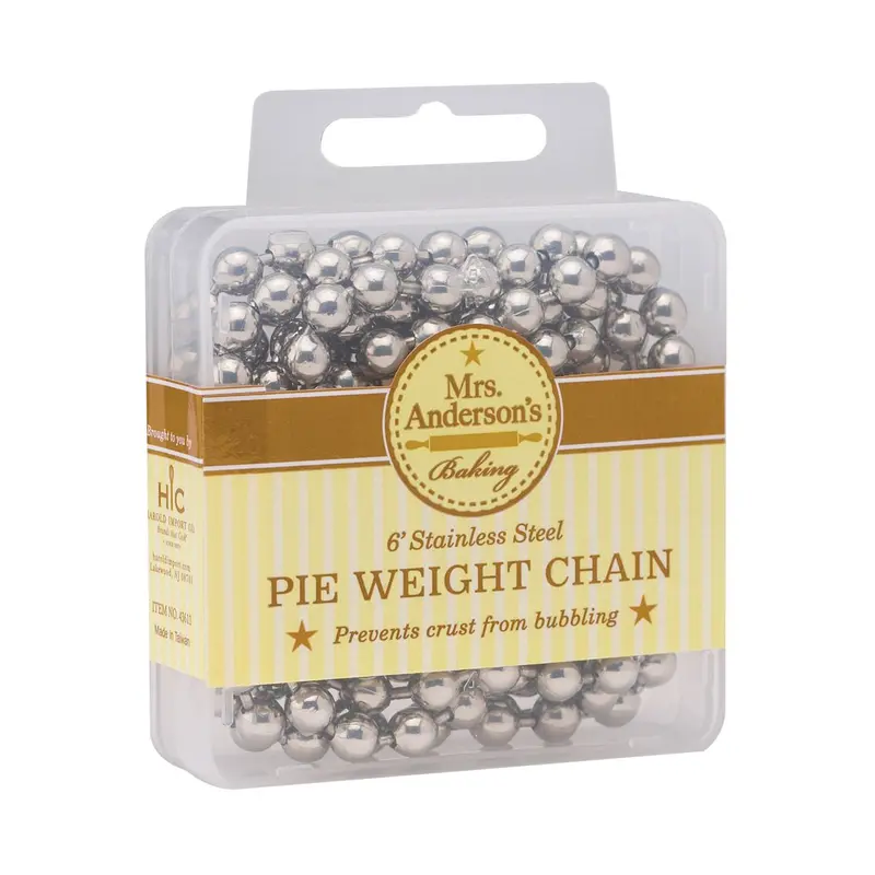 Mrs. Anderson’S Adjustable Pie Weight Chain – 6-Foot Baking Aid 1