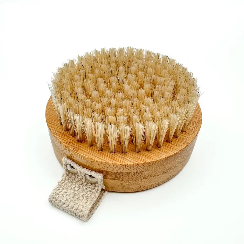 Natural Bamboo Dry Brush For Exfoliation And Skin Renewal 1