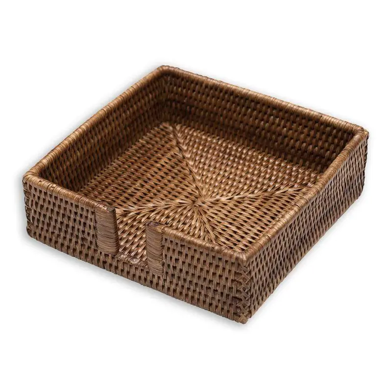 Natural Rattan Luncheon Napkin Holder 1