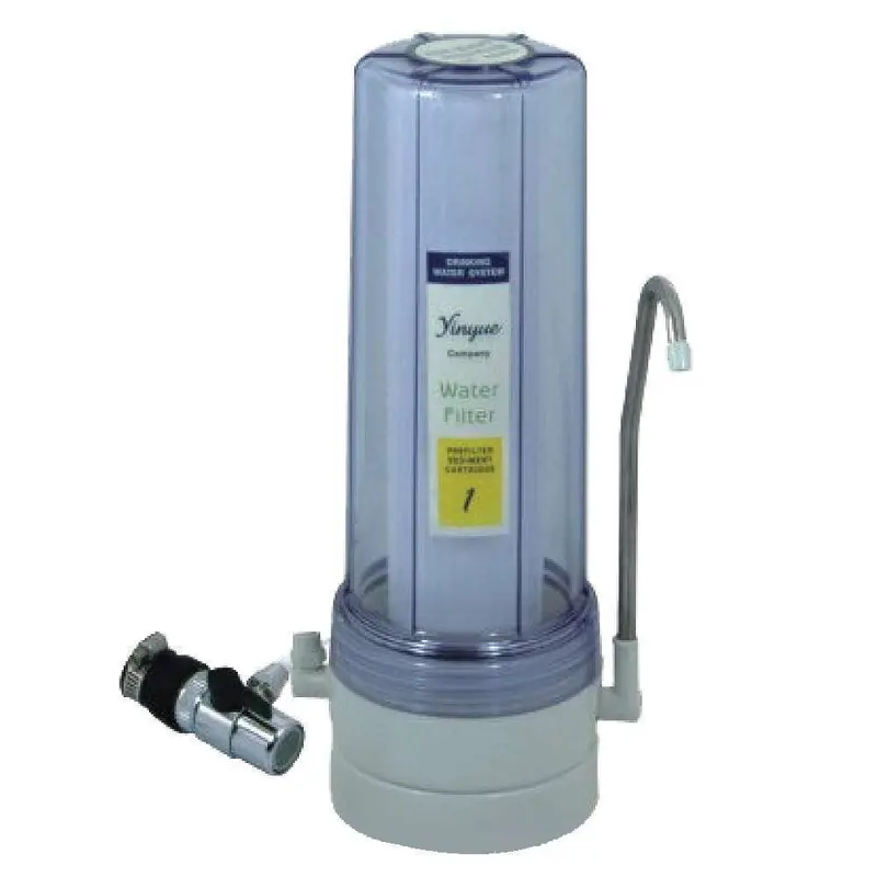 Nik Countertop Water Filter System – Includes Integrated Cartridge & Faucet Mount 1