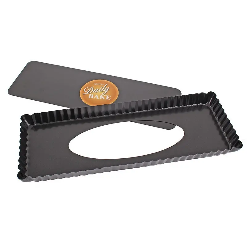 Non-Stick Rectangle Pie Dish With Removable Base 1