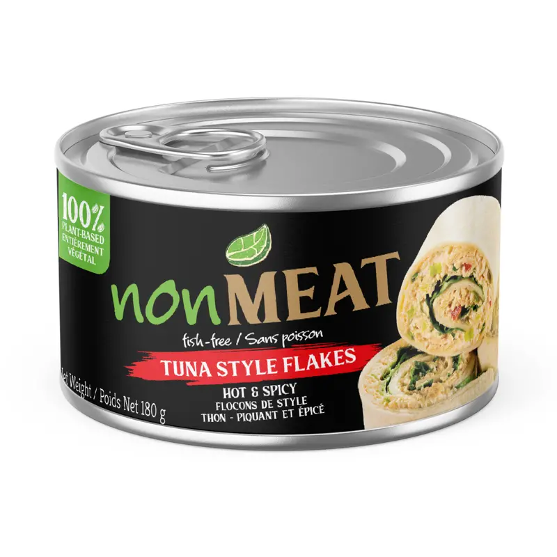 Nonmeat Spicy Tuna Flakes In Oil – 180G Plant-Based Seafood 1