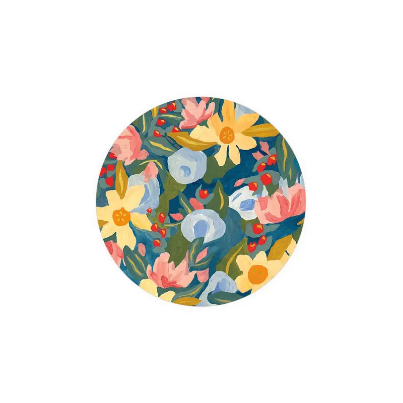 Oh Hi Seedlings Coaster – Minimalist Plant-Themed Drink Mat 1