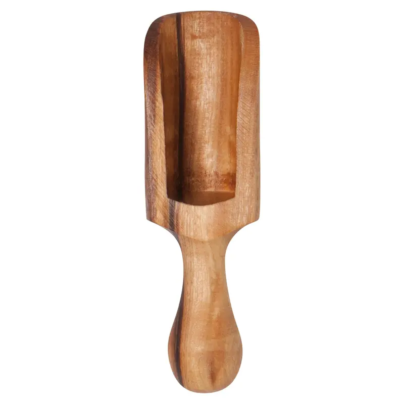 Olive Wood Salt Or Spice Scoop 1