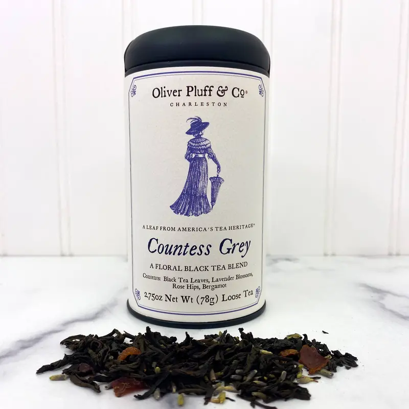 Oliver Pluff Countess Grey Loose Leaf Tea In Collectible Tin 1
