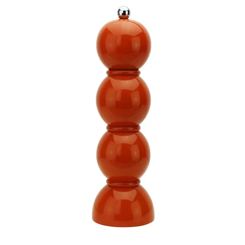 Orange Bobbin-Style Salt Or Pepper Grinder 1