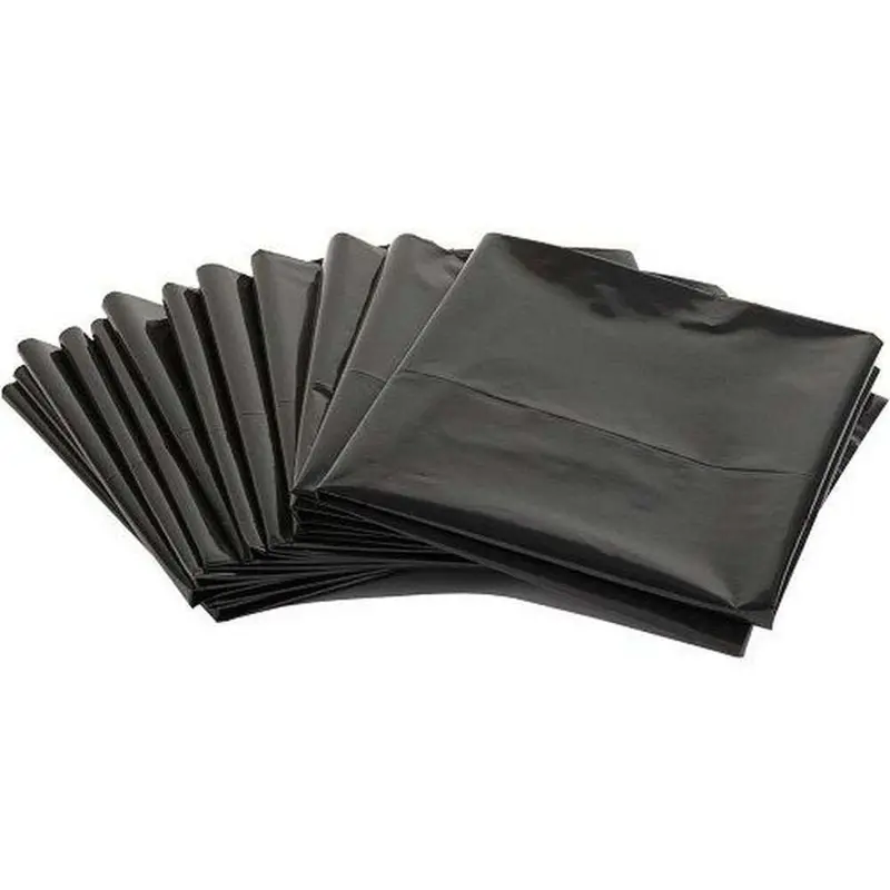 Orchid Black Trash Bags With Drawstring – 5-Pack, Medium Duty 1