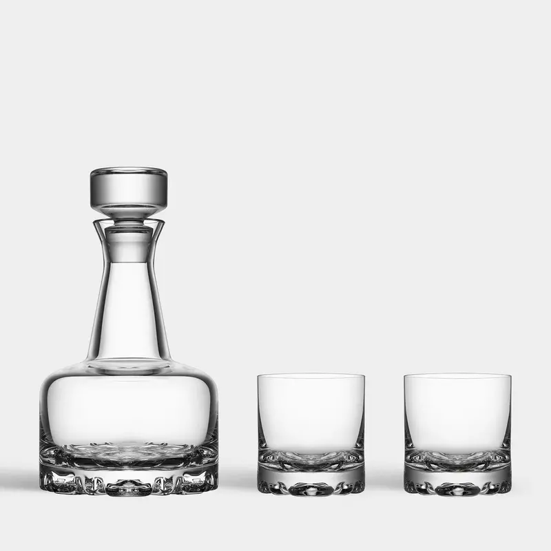 Orrefors Erik Decanter Collection: 3-Piece Bar Set 1