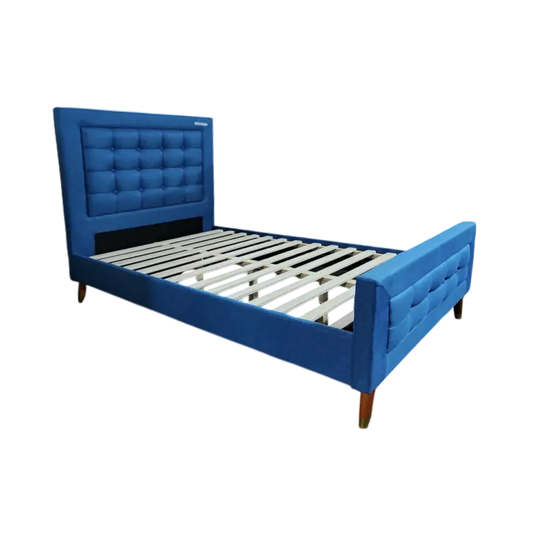 Oshi Melodie Single Bed – Ocean Blue Finish, 1880 X 920Mm 1
