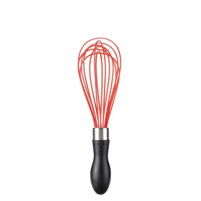 Oxo Good Grips 9-Inch Red Silicone Whisk – Heat-Resistant & Flexible 1