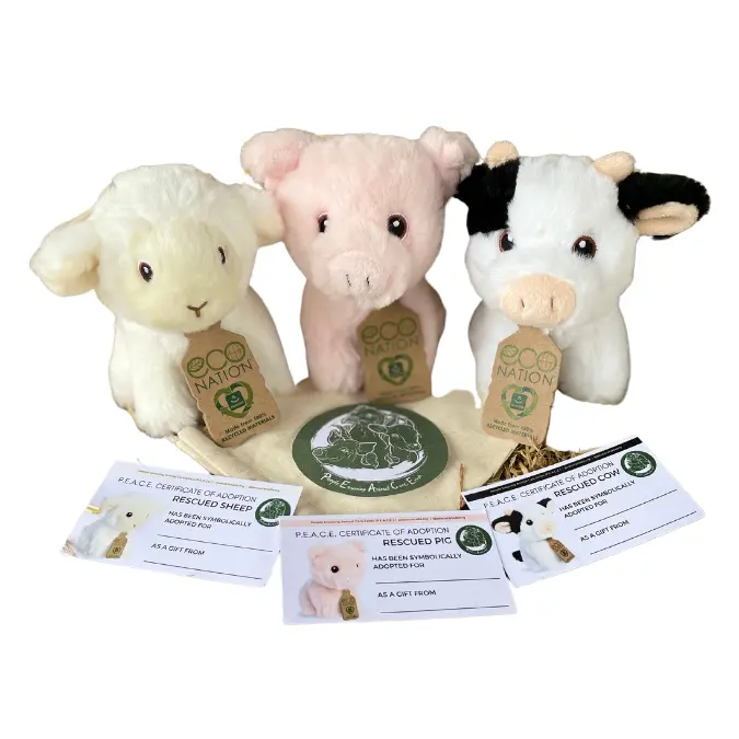 P.E.A.C.E. Farm Sanctuary Rescue Plush Toy – Small 1