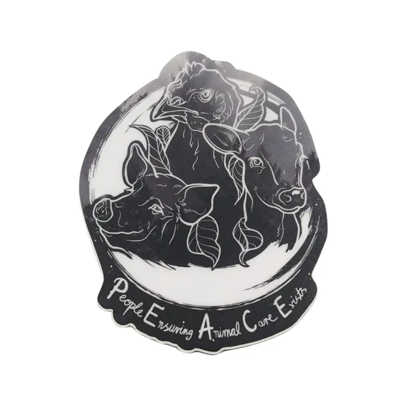 P.E.A.C.E. Farm Sanctuary Vinyl Sticker – Eco-Friendly Decal 1