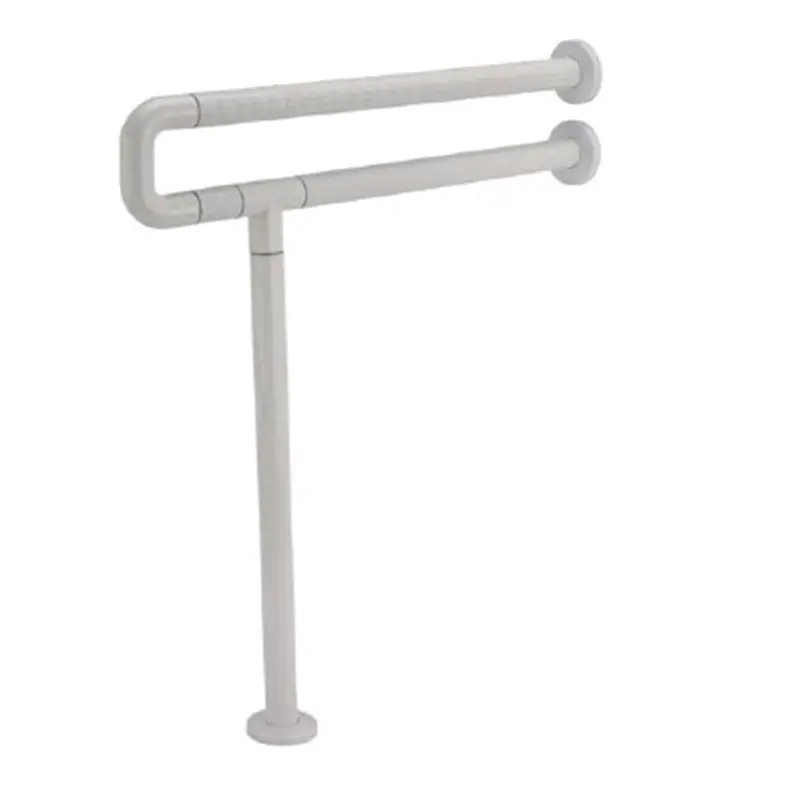 Pakai Antimicrobial U-Shaped Wall-Mount Grab Bar With Floor Anchors – 600 × 700 × 35 Mm, White 1