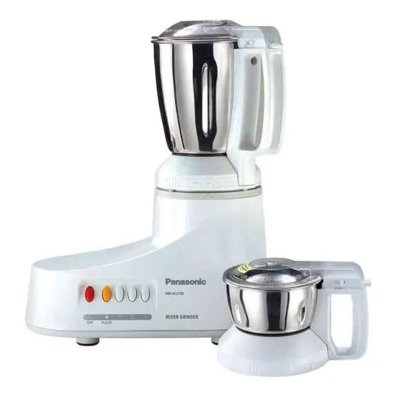 Panasonic 2-In-1 White Mixer Grinder For Home And Kitchen Use 1