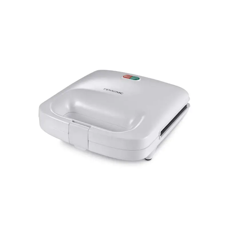 Pensonic 2-Slice Sandwich Press – White Non-Stick Plates 1
