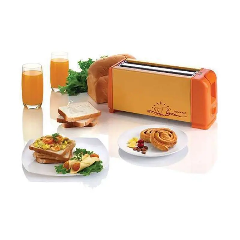 Pensonic 4-Slice Toaster – Vibrant Orange Finish With Adjustable Browning Control 1