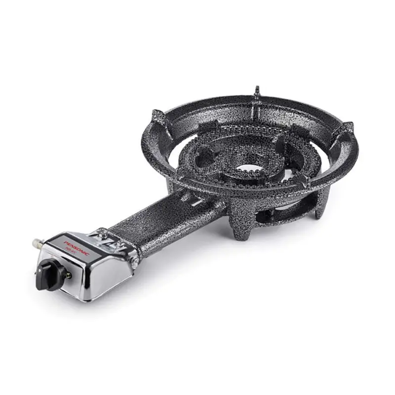 Pensonic Single-Burner Cast Iron Gas Stove – Durable & Heat-Retentive 1