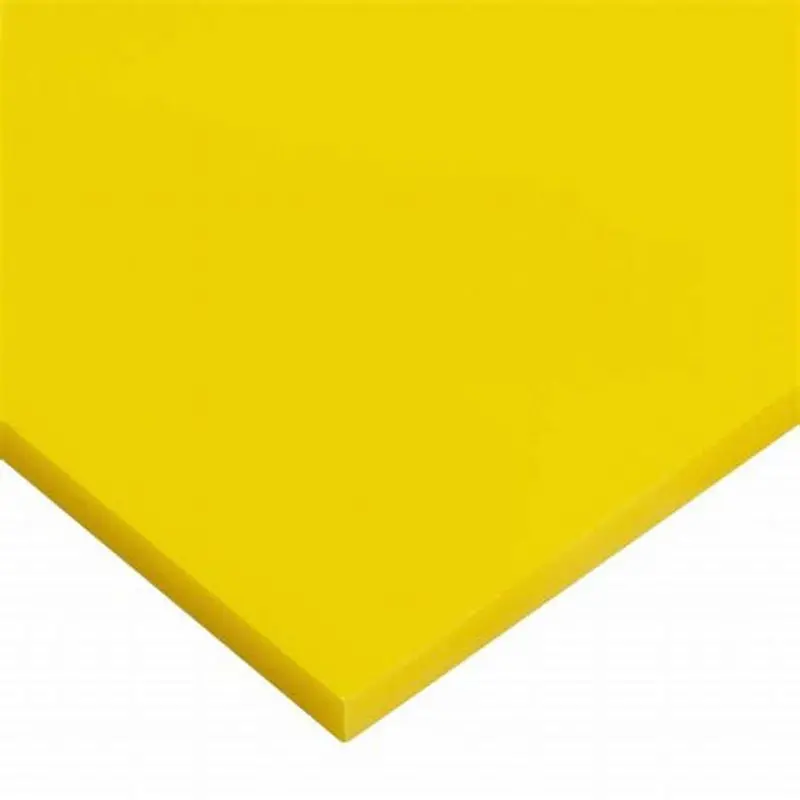 Perspec Coloured Acrylic Sheet – Yellow, 2.44 × 1.22 × 0.3Cm 1