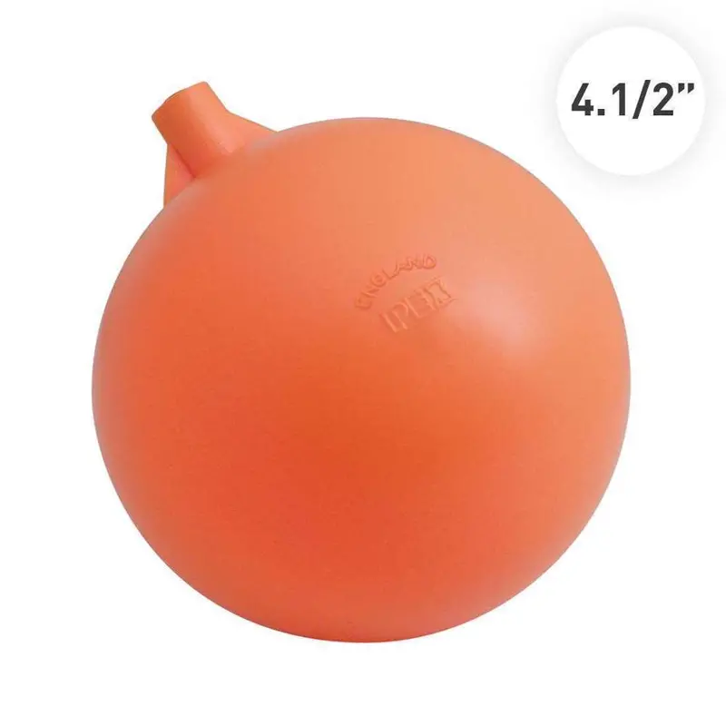Pex Orange Float Ball Valve – 4.5-Inch, 5/16-Inch Brass Stud 1