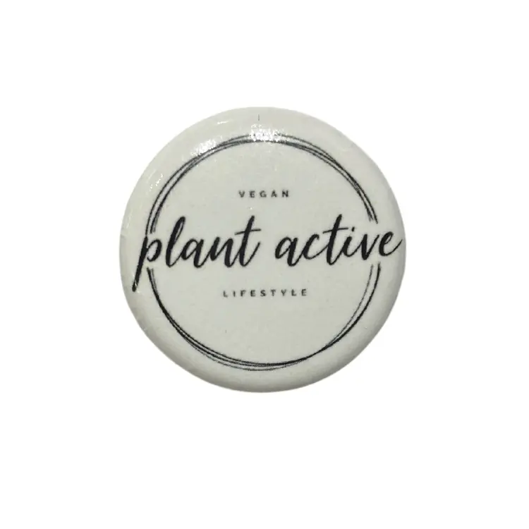 Plant Active Logo Button Pin (Clearance) 1