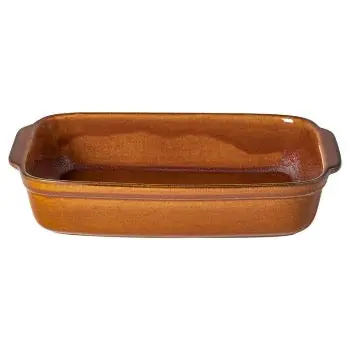Poterie Caramel 13-Inch Rectangular Stoneware Baker 1