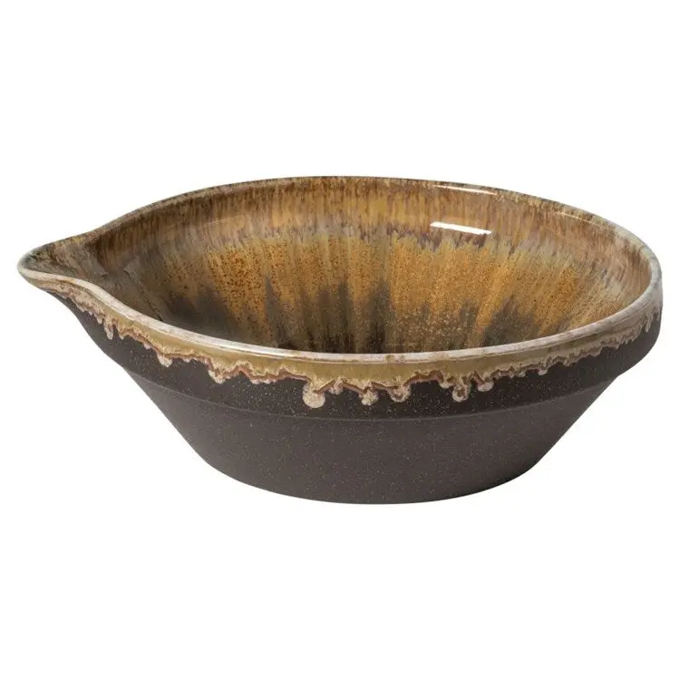 Poterie Mocha-Colored Mixing Bowls Set 1