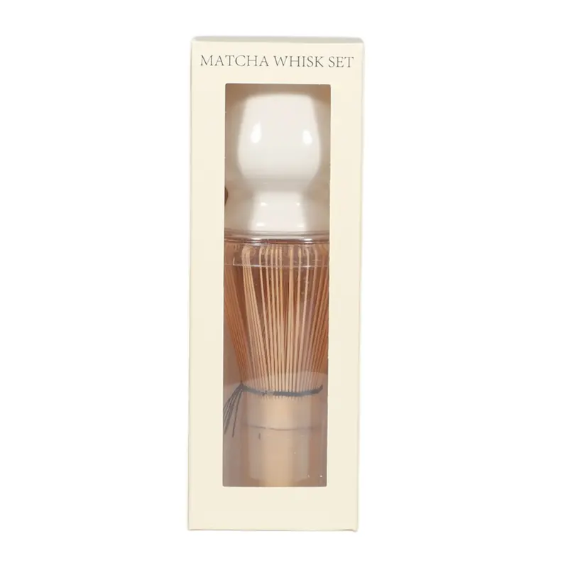 Premium Matcha Whisk (Chasen) & Bamboo Stand Set 1