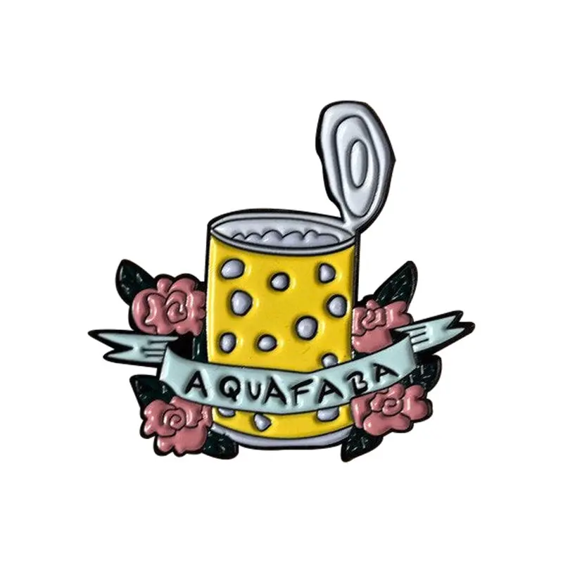 Pretty Candy Pin Co. Aquafaba Enamel Lapel Pin 1