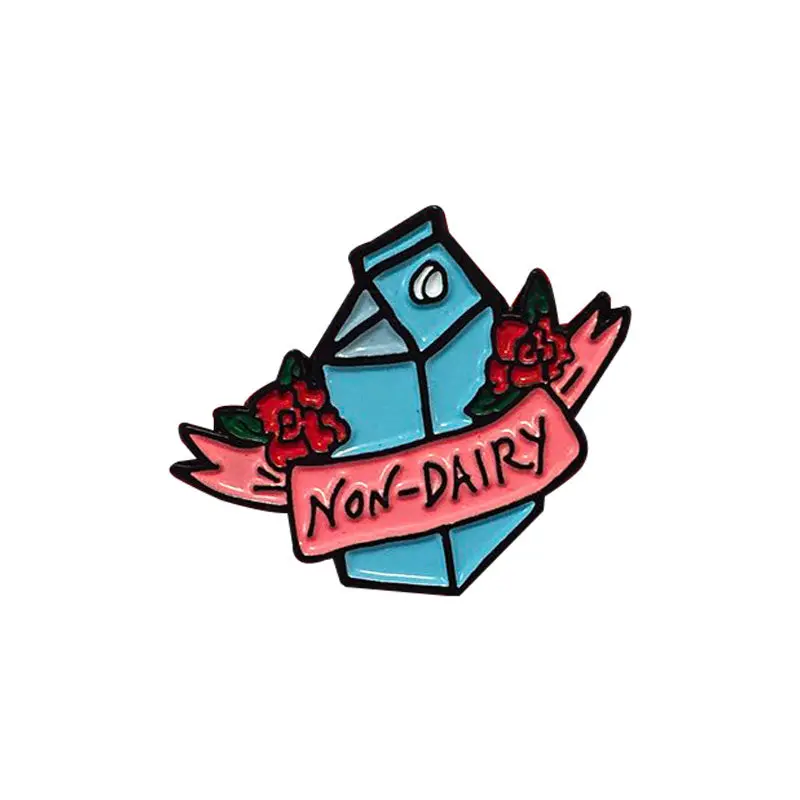 Pretty Candy Pin Co. 'Non-Dairy' Enamel Pin 1