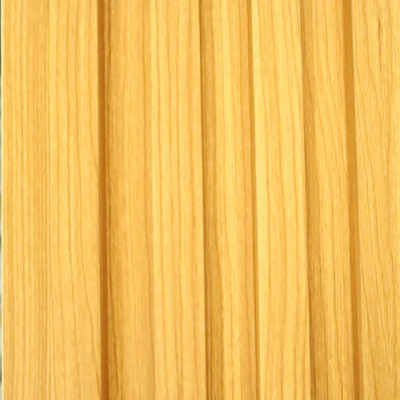 Prime Teak-Brown Wpc Decorative Wall Panels – 160X20X2900Mm With 4 Rails 1