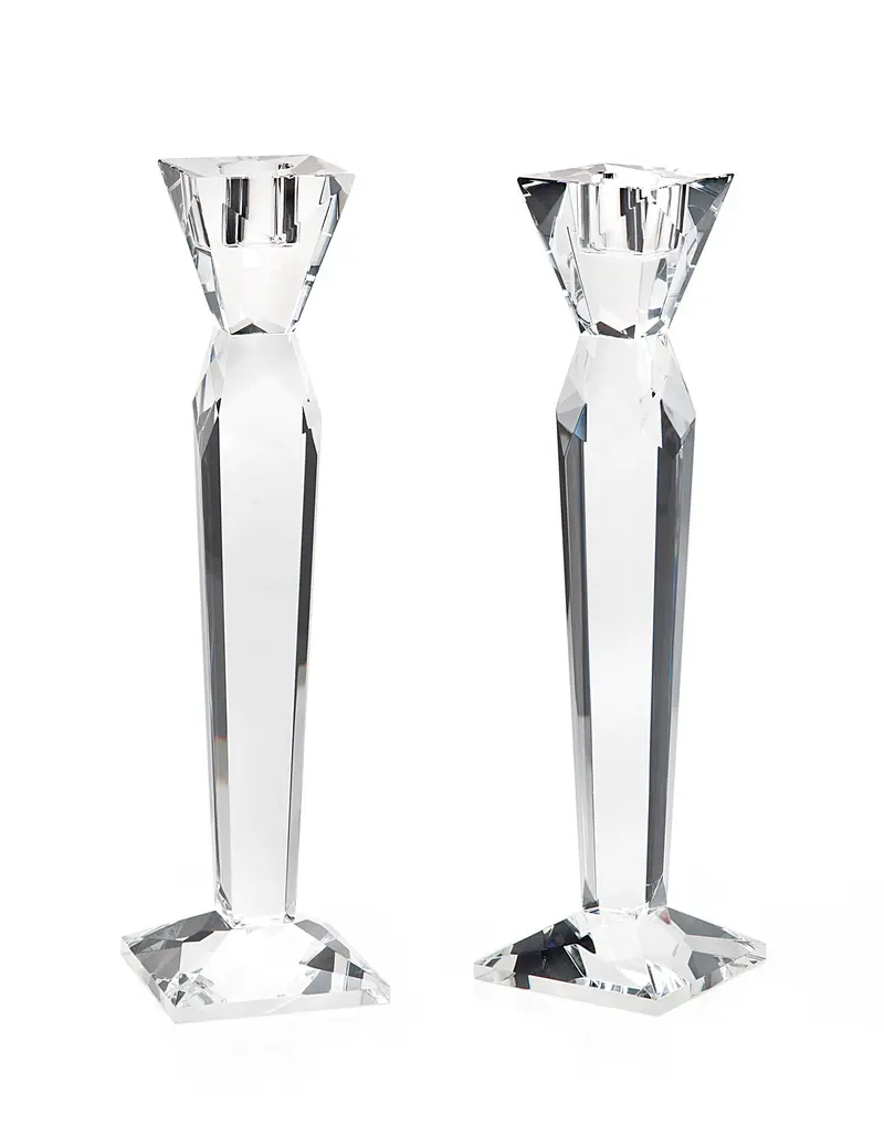 Prism 10-Inch Modern Candlestick Pair 1