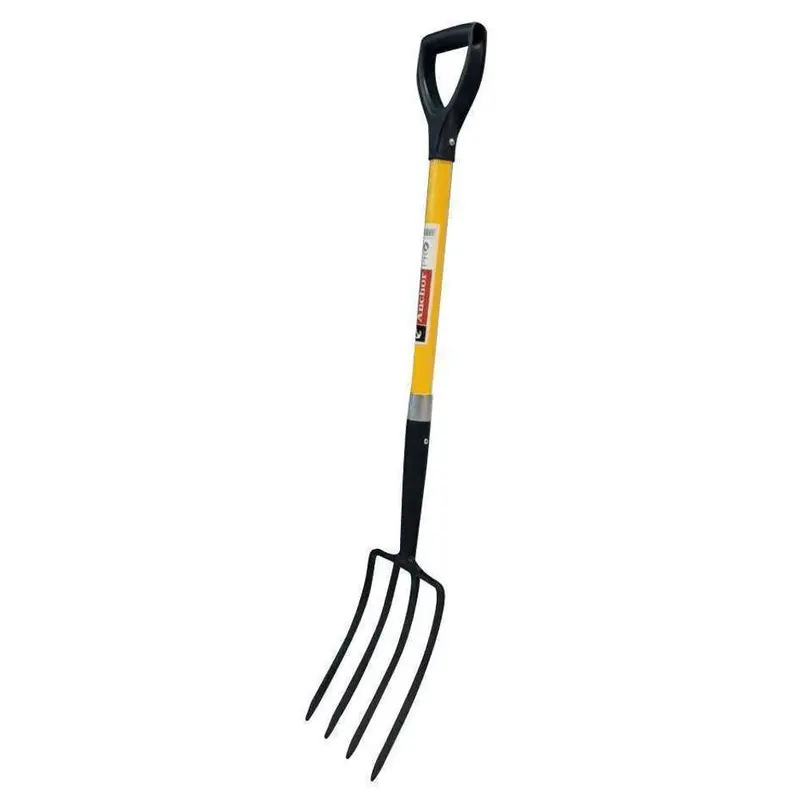 Professional Garden Fork – Fiberglass Handle, Reinforced Tines For Tough Ground 1