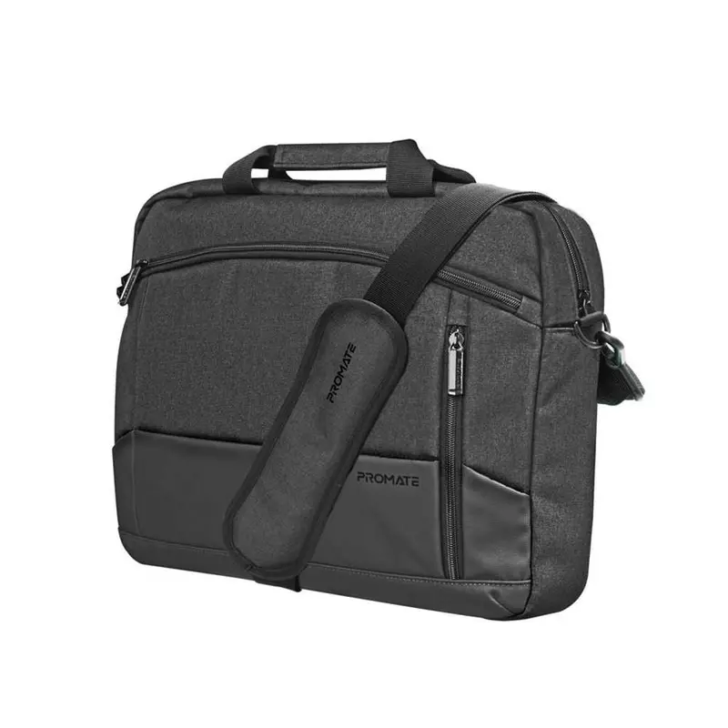 Promate Blue 15.6-Inch Laptop Messenger Bag – Satchel-Mb Style 1