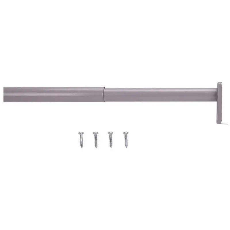Prosource Adjustable Silver Closet Rod (18–30 Inches) 1