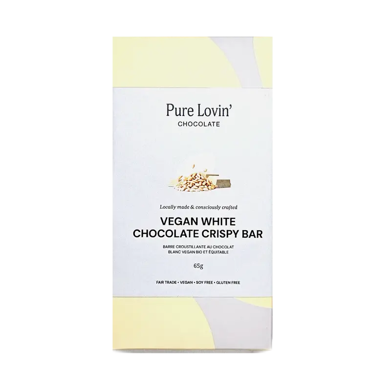Pure Lovin’ White Chocolate Crispy Protein Bar – 65G 1
