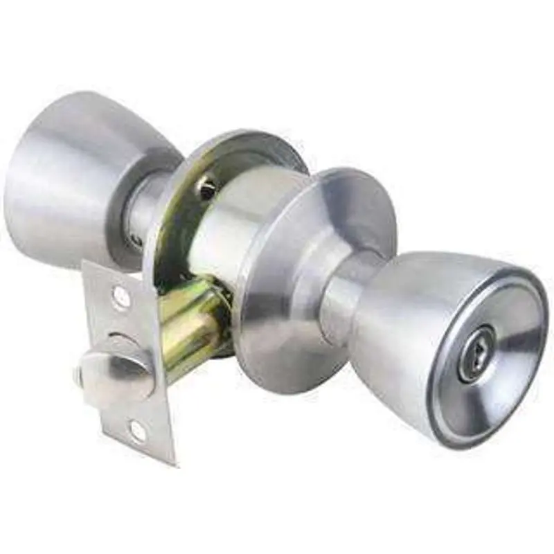 Raider Privacy Bathroom Lock – Stainless Steel Interior Set 1