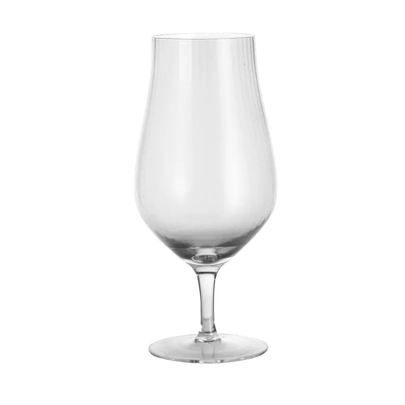 Ribbed Hurricane Glass – Clear Tall Cylinder Vessel For Candles Or Decor 1