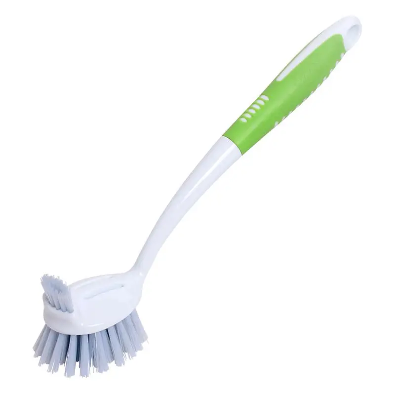 Sabco Antibacterial Dish Brush With Nylon Bristles And Soft Grip Handle 1