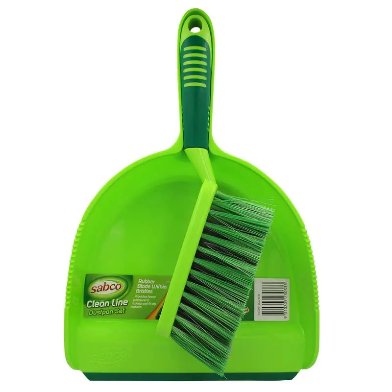 Sabco Cleanline Compact Dustpan And Brush Set With Wall-Mount Bracket 1