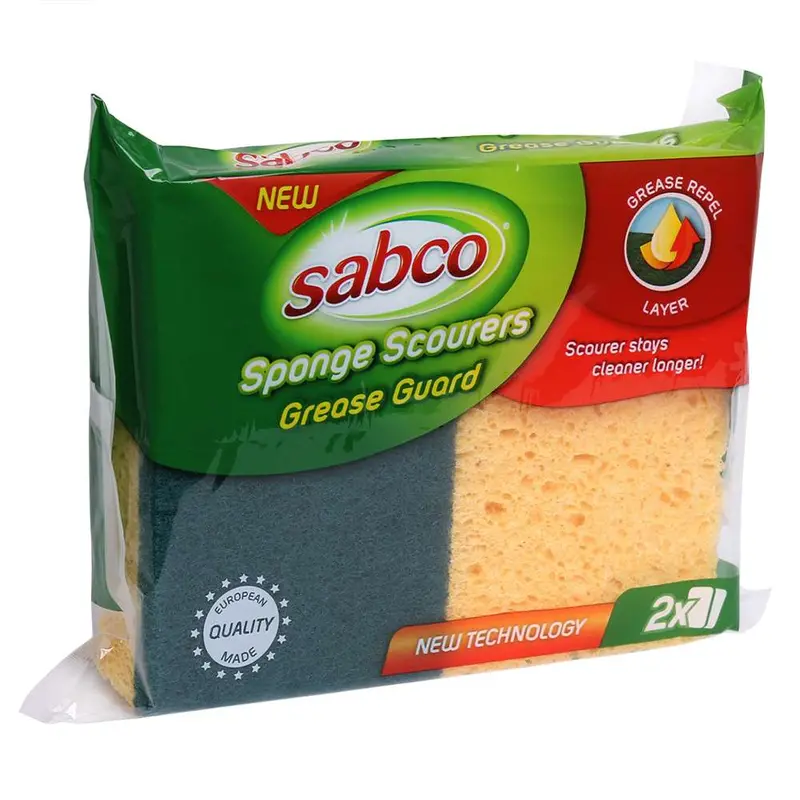 Sabco Standard Scouring Sponge Pack – 15Cm × 10Cm (10 Units) 1