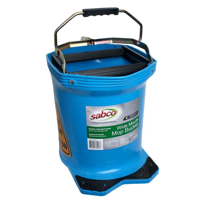 Sabco Wide-Mouth 16L Mop Bucket – Blue 1