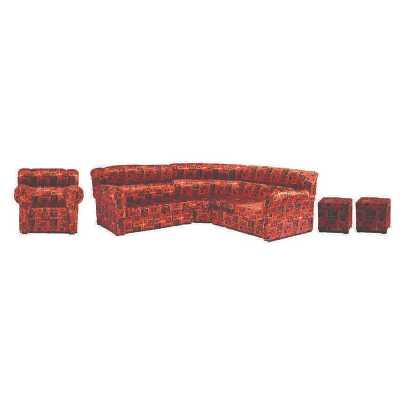 Sage Six-Piece Fabric Corner Lounge Suite – Assorted Colors 1