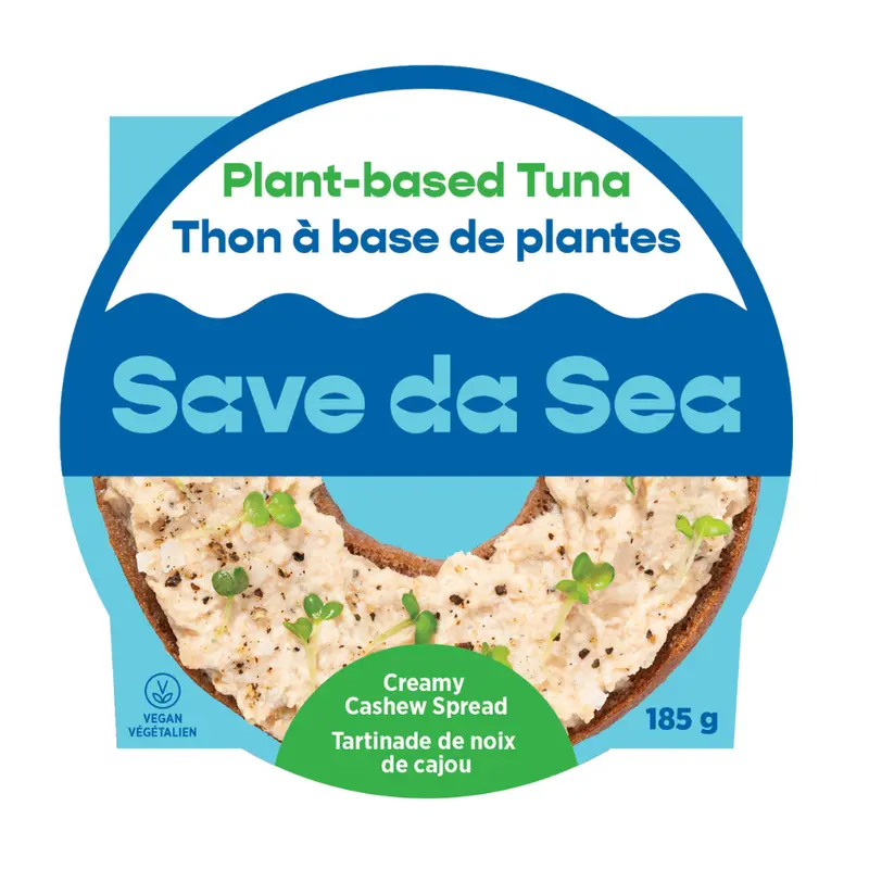 Save Da Sea Plant-Based Tuna Spread – 185G Creamy Cashew Seafood Substitute 1