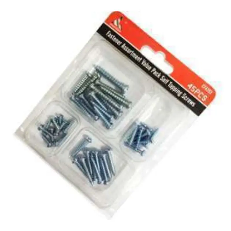 Self-Tapping Screw Variety Pack – 45-Piece 1