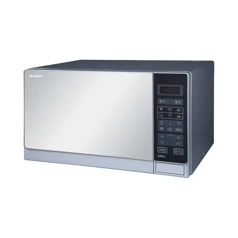 Sharp 25-Liter Microwave Oven With Grill Function – Silver Finish 1