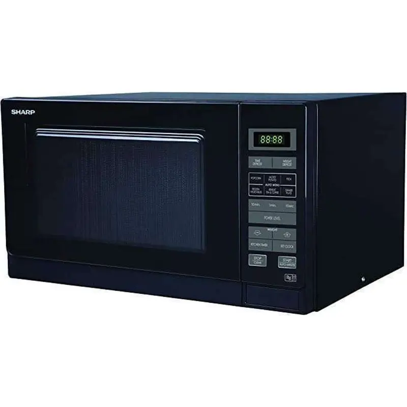 Sharp 25-Litre 900W Microwave Oven – Sleek Black Finish 1