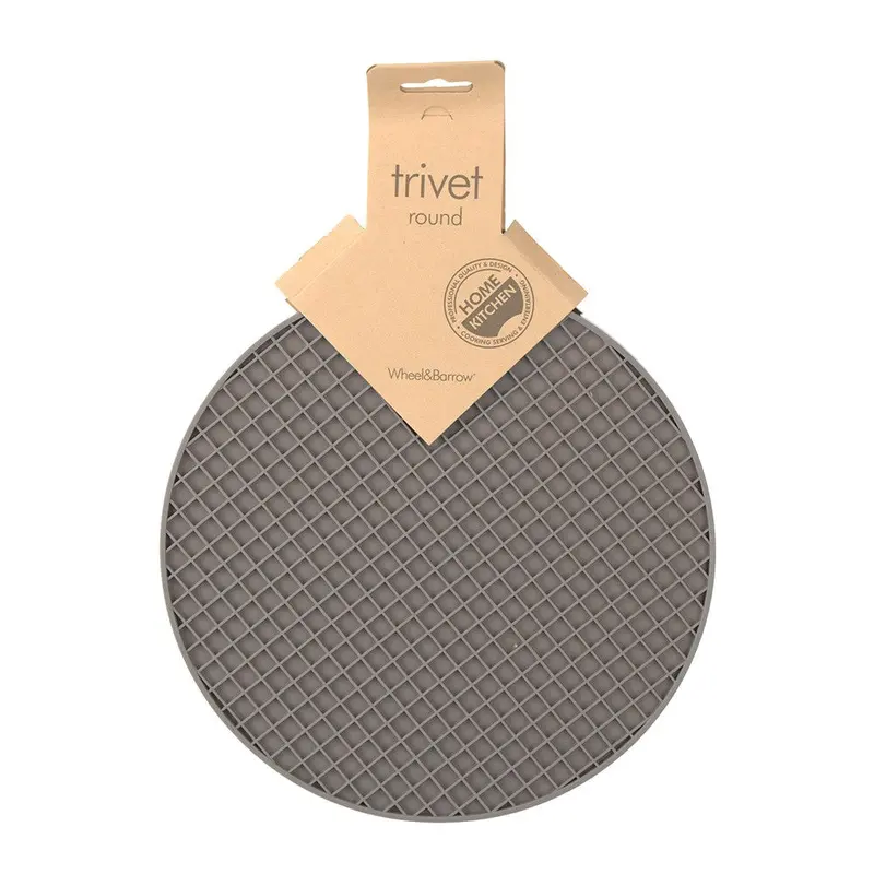 Silicone Round Heat-Resistant Trivet – Protects Surfaces From Hot Cookware 1