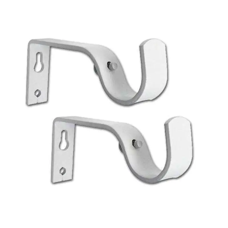 Silver 16Mm Curtain End Caps – Pair 1