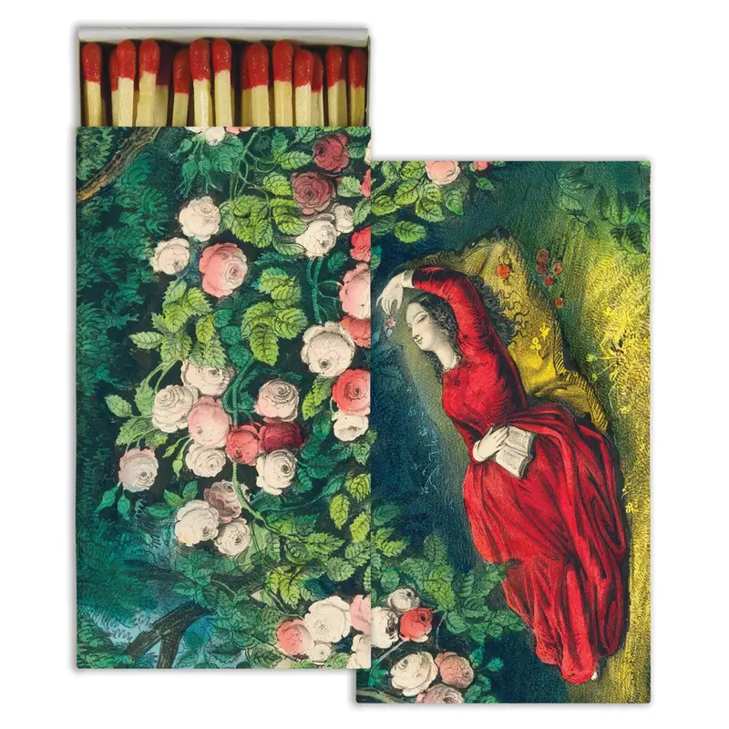 Sleeping Beauty Red Matchbox – Storybook-Themed Decorative Matches 1