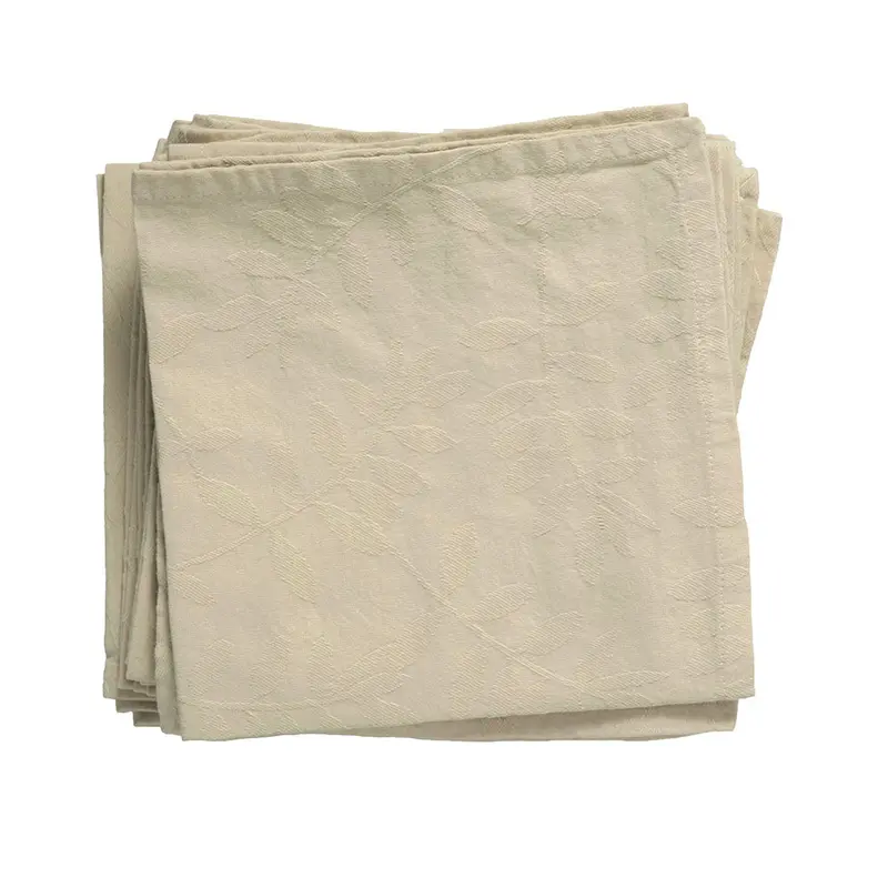 Soft Garment-Washed Cream Linen Napkin 1
